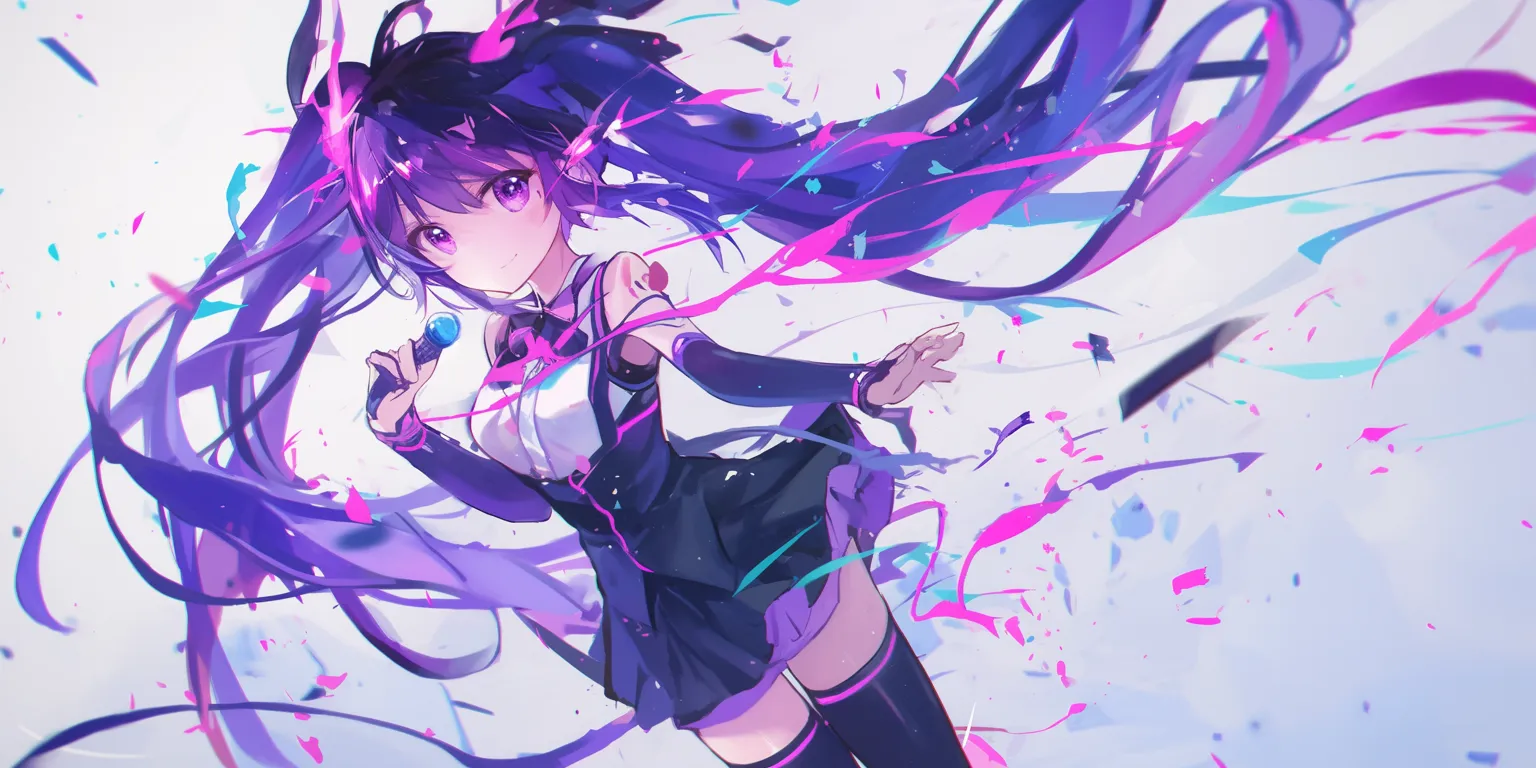 kawaii anime wallpaper tohka, 2560x1440, 1920x1080, yuuki, violet