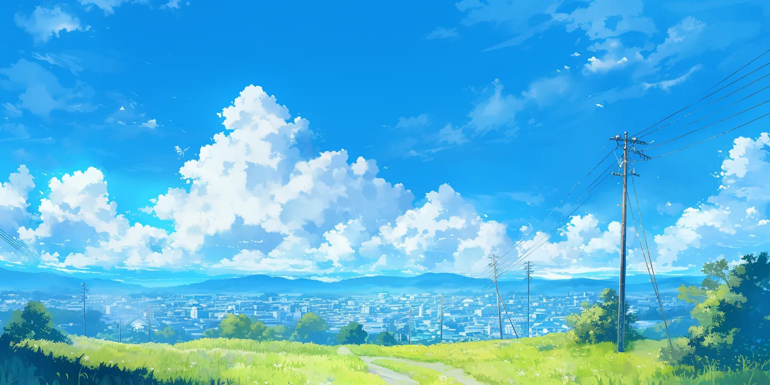 aesthetic anime background yuujinchou, 3440x1440, sky, 2560x1440, backgrounds