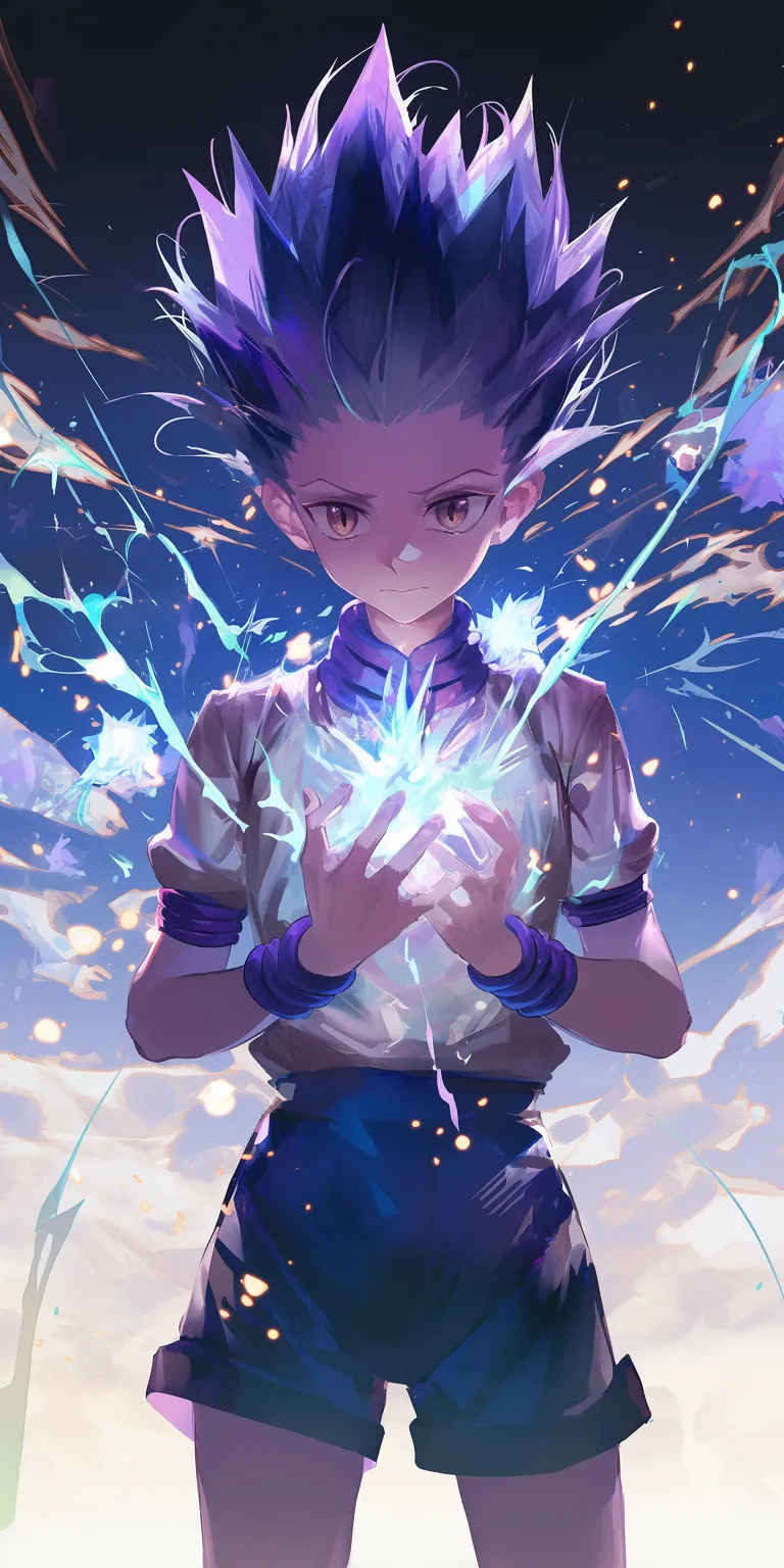 hunter x wallpaper 4k illumi, killua, gon, rasengan, evergarden