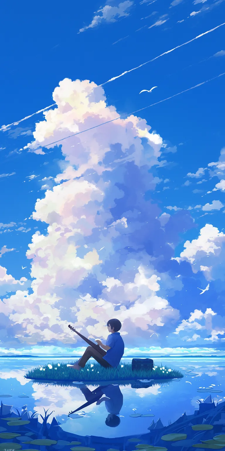 desktop anime wallpaper sky, ciel, ghibli, mushishi, haru