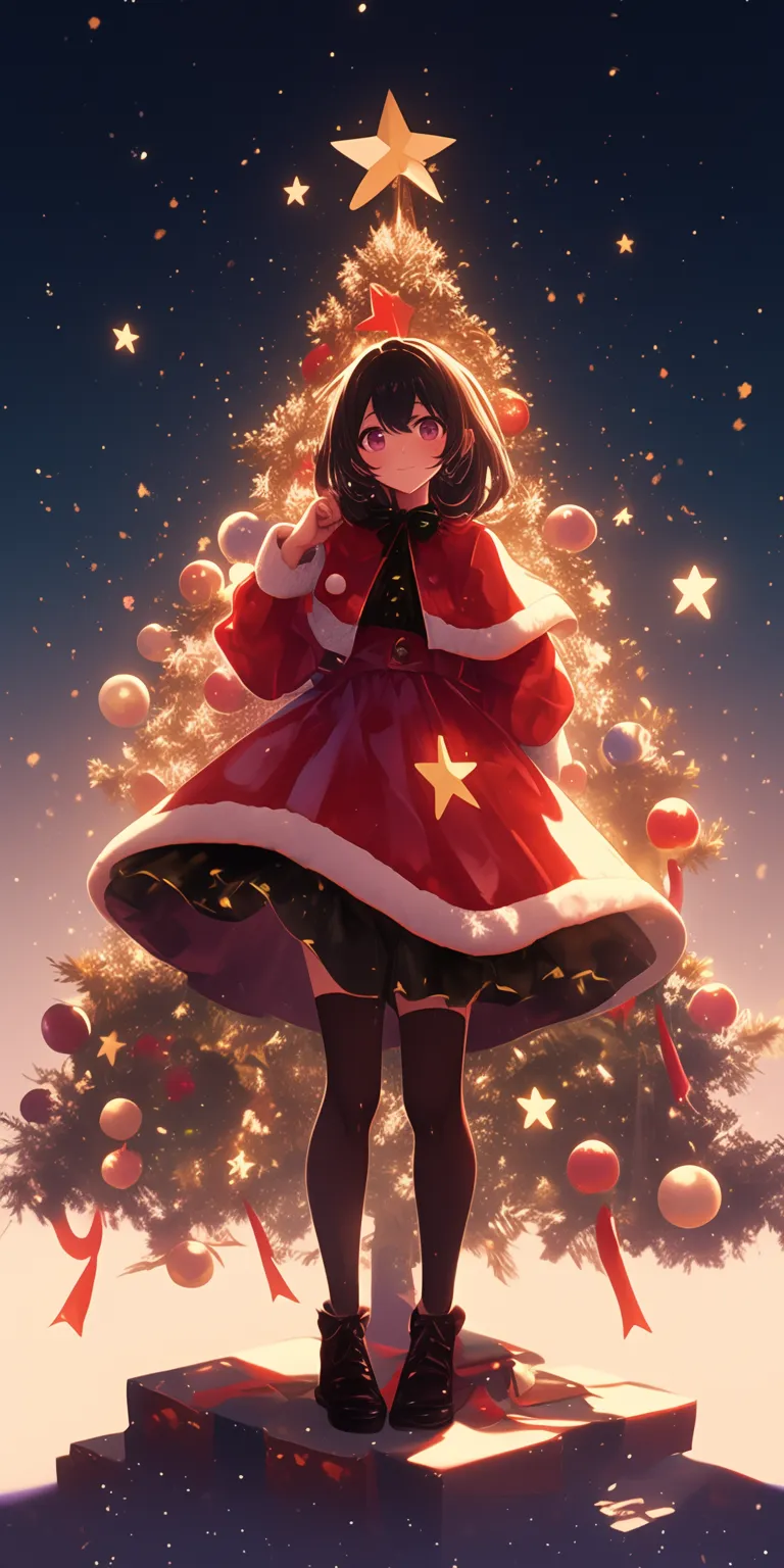 xmas anime wallpaper christmas, yumeko, xmas, kakegurui, rwby