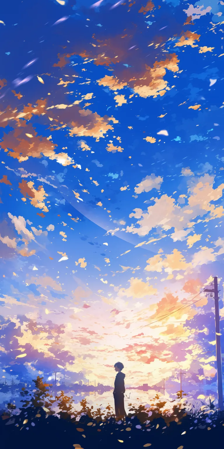 moving anime wallpaper sky, ciel, backgrounds, 2560x1440, background