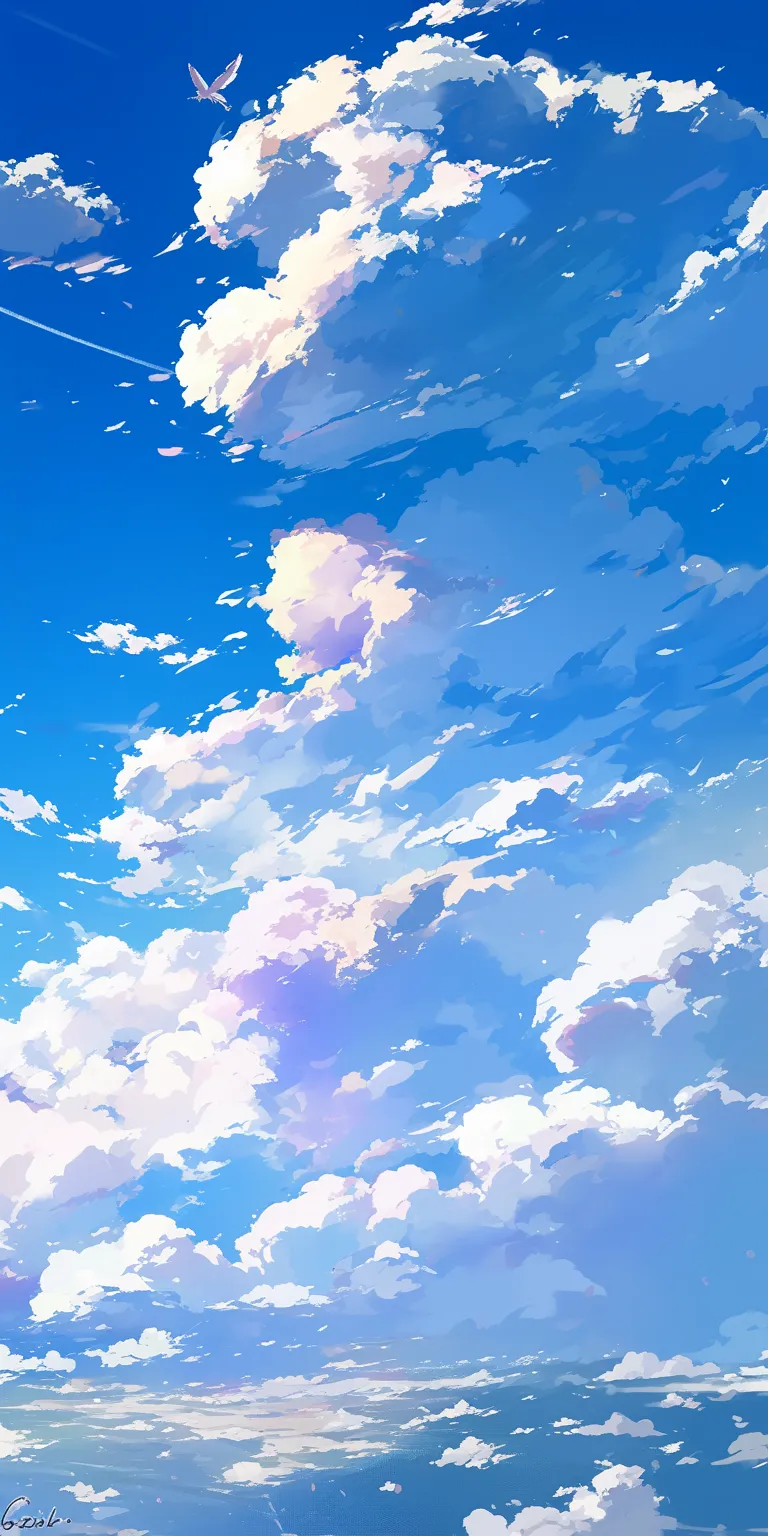 anime background sky, ciel, 2560x1440, 3440x1440, 1920x1080