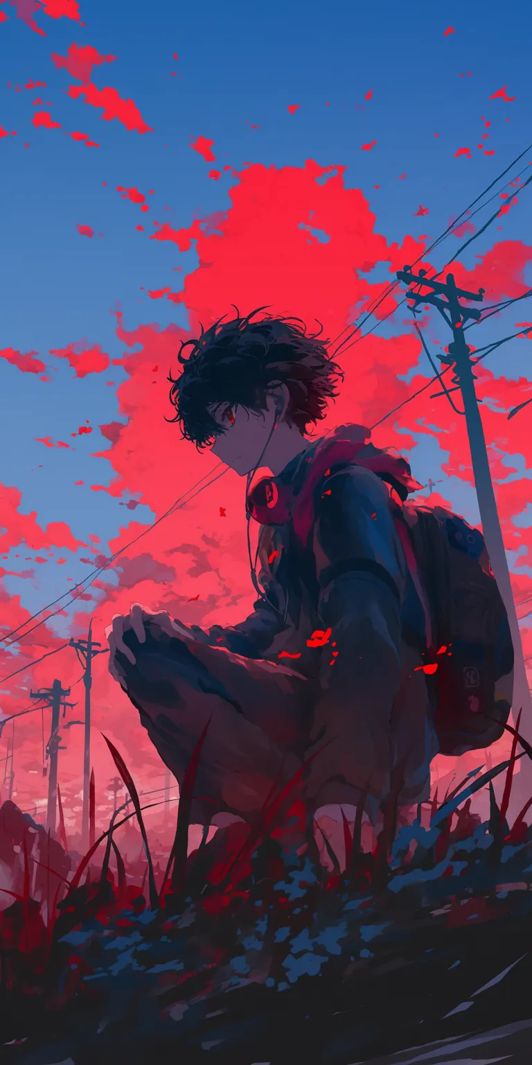 sad wallpaper anime akira, kaneki, champloo, evangelion, flcl