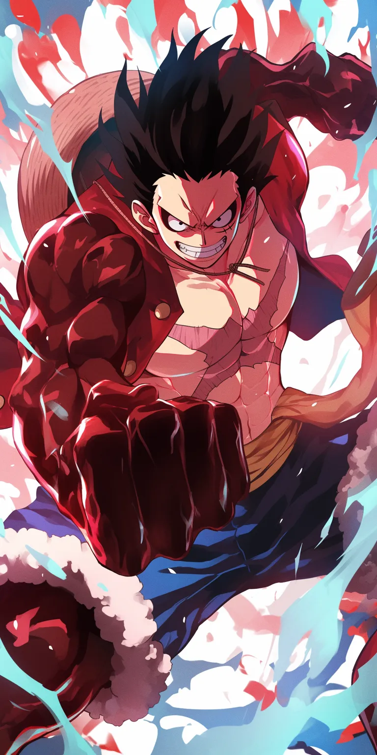 luffy gear 4 wallpaper shanks, bardock, todoroki, broly