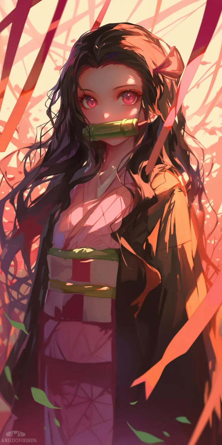 nezuko wallpaper cute nezuko, illumi, dororo, hinata, kaguya