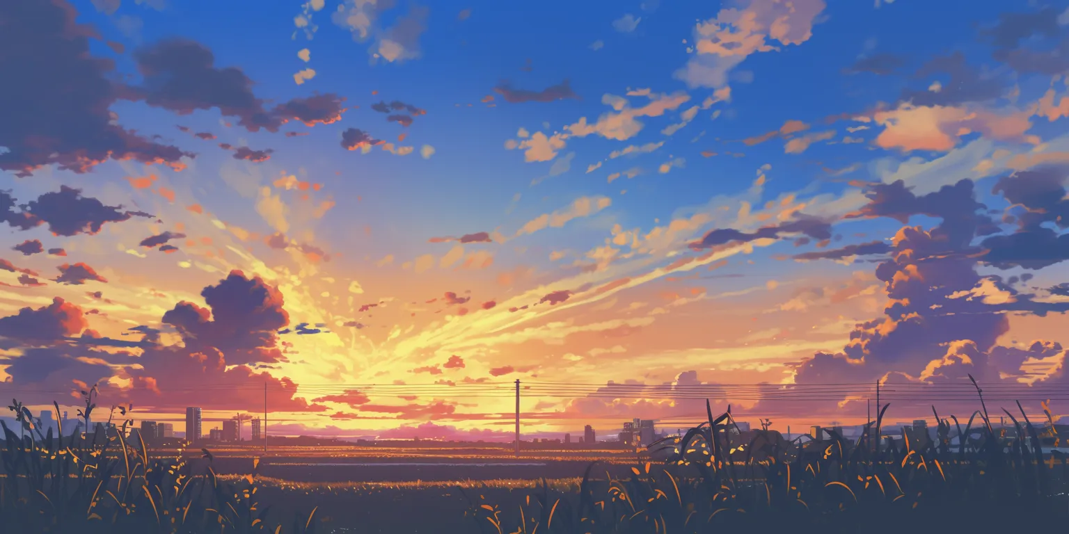 anime wallpaper for ipad sunset, flcl, 3440x1440, 2560x1440, champloo