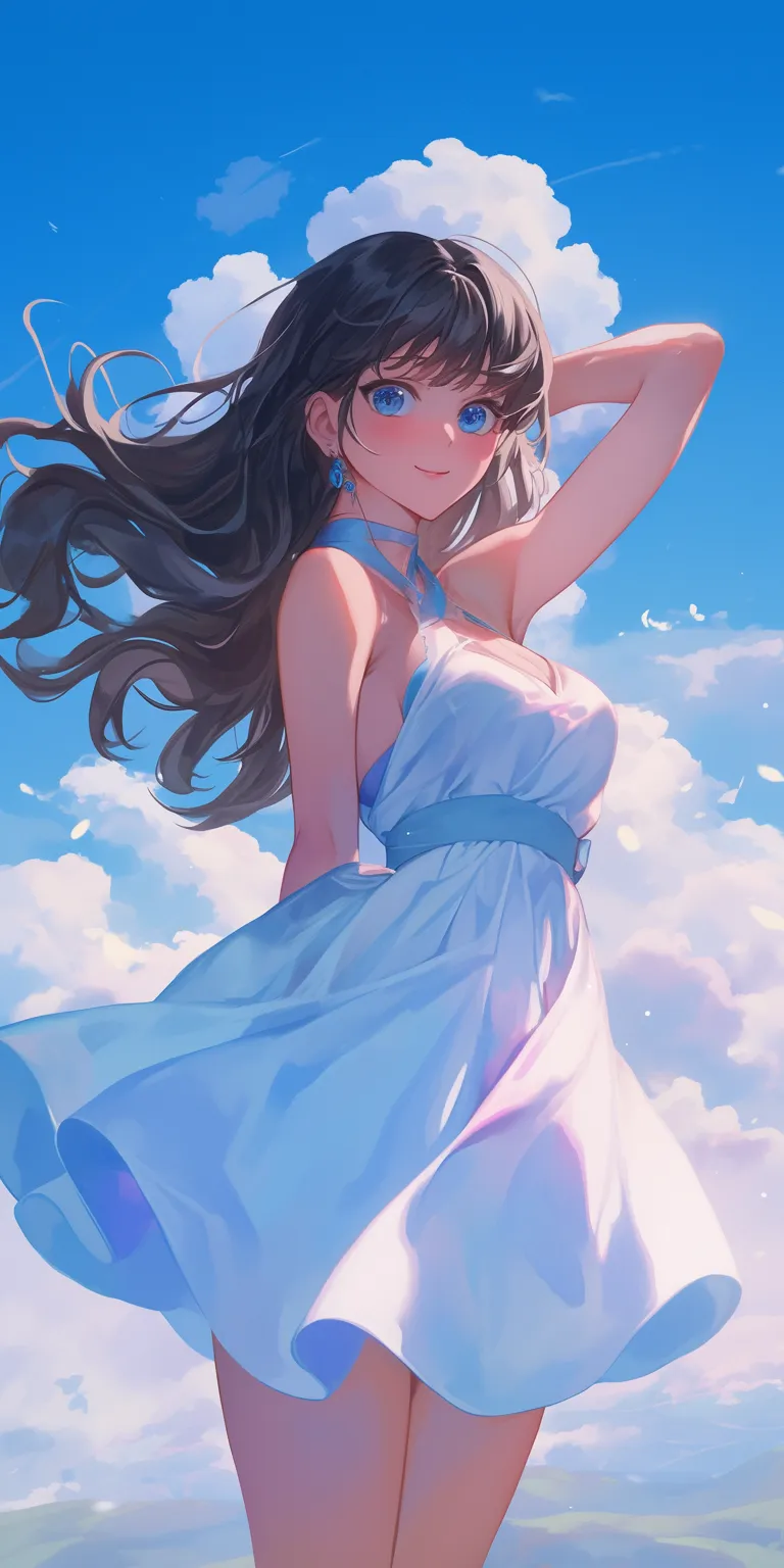 lively wallpaper anime sky, ocean, lockscreen, aqua, ghibli