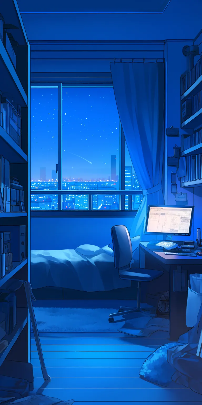 anime bedroom background lofi, windows, room, backgrounds, desktop