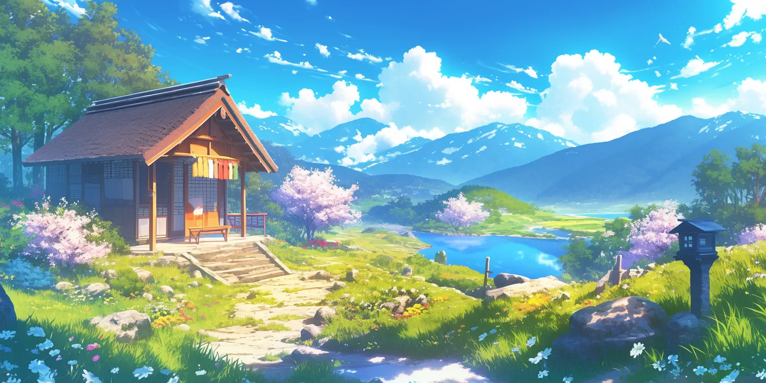 cartoon wallpaper for pc evergarden, ghibli, scenery, kamisama, backgrounds