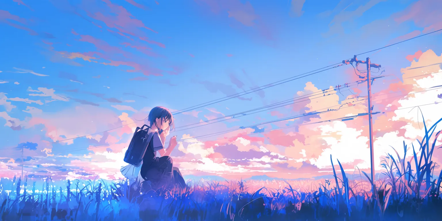 anime wallpaper aesthetic ciel, noragami, mushishi, yuujinchou, sky