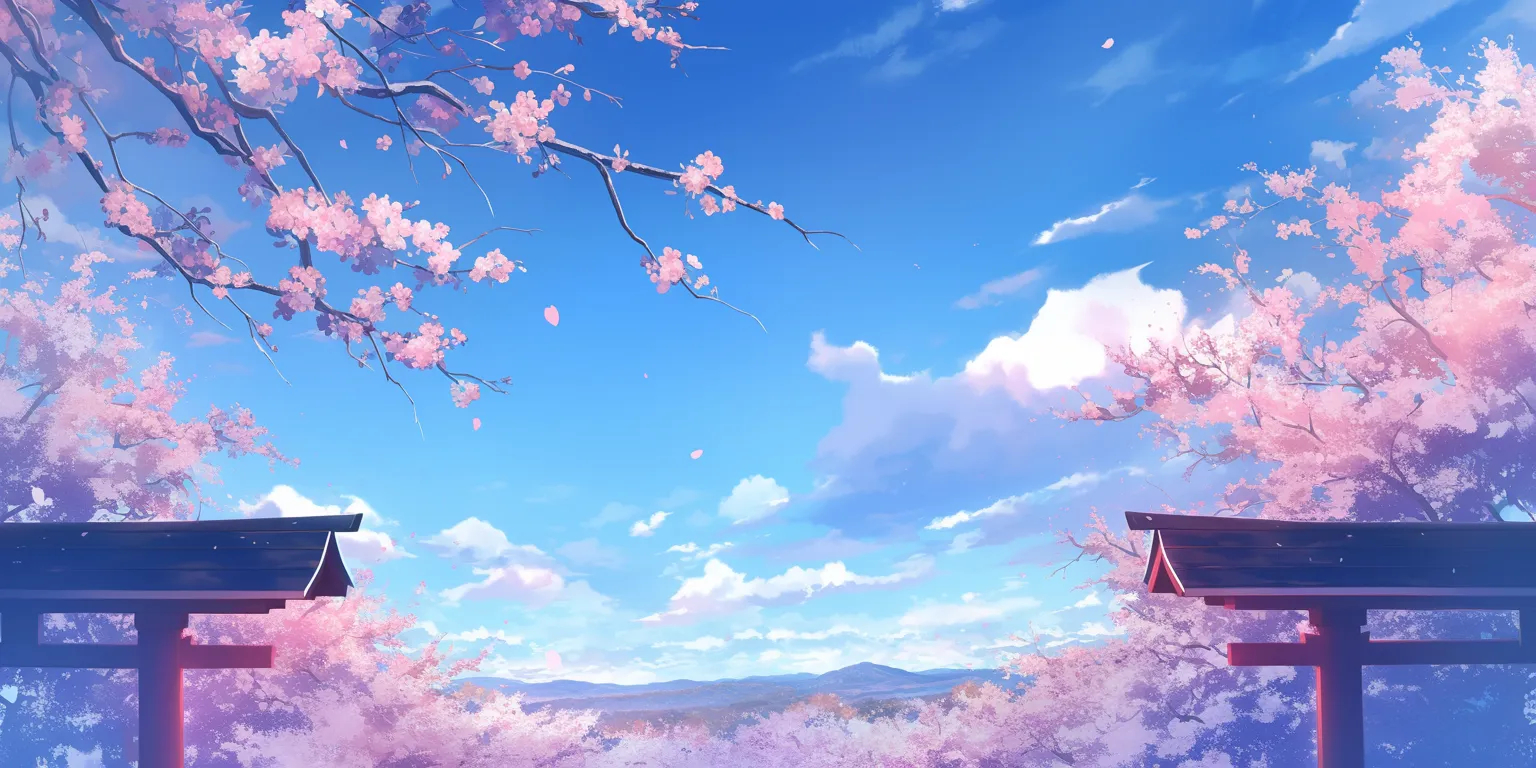 anime cherry blossom wallpaper sakura, noragami, evergarden, kamisama, sky