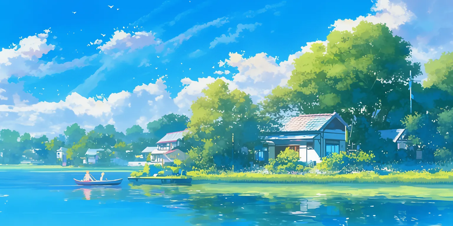 cute anime background ghibli, ponyo, 3440x1440, 2560x1440, scenery