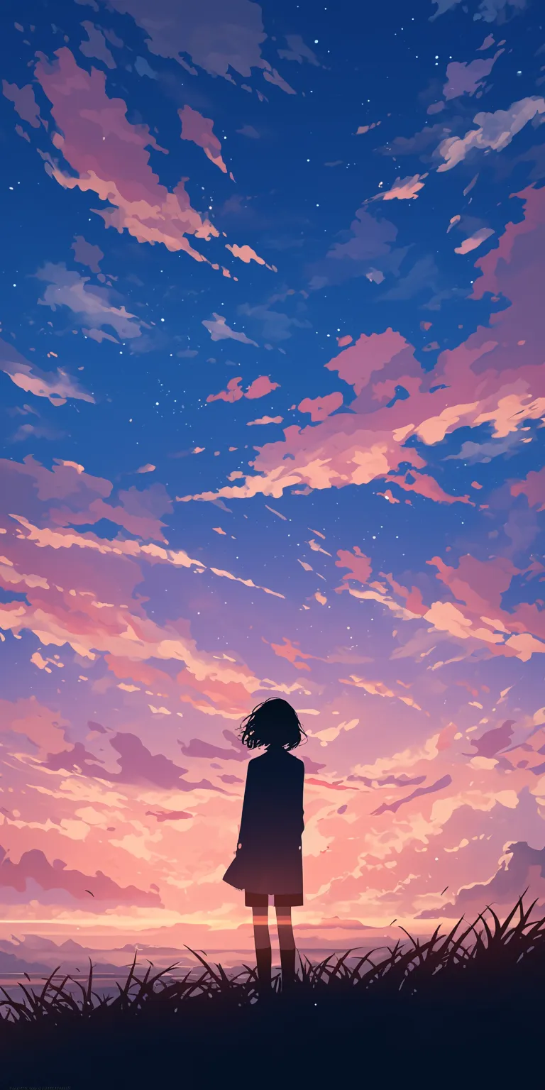 anime wallpaper for android flcl, sky, ghibli, champloo, touka