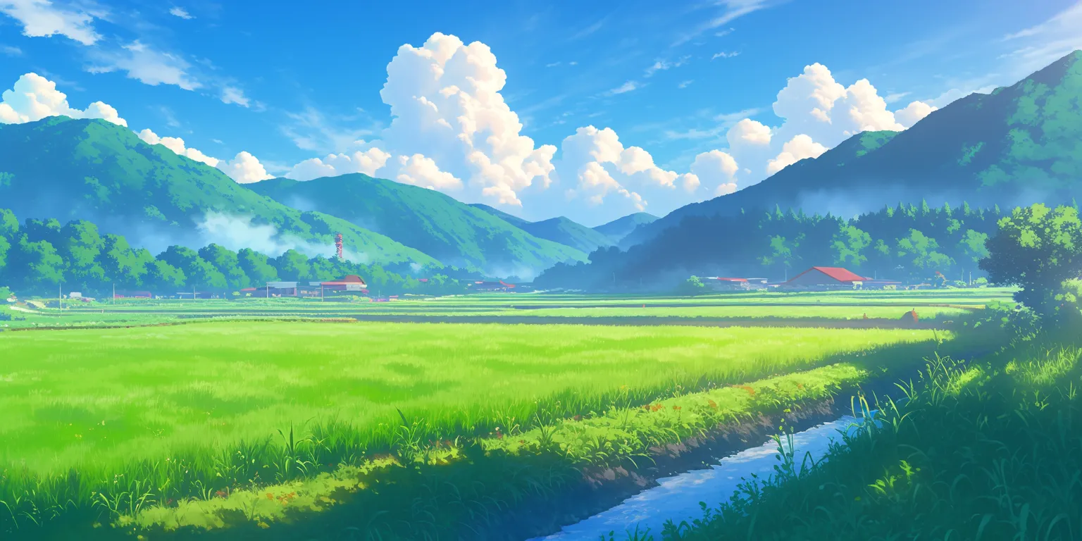anime background hd evergarden, ghibli, 2560x1440, 3440x1440, landscape