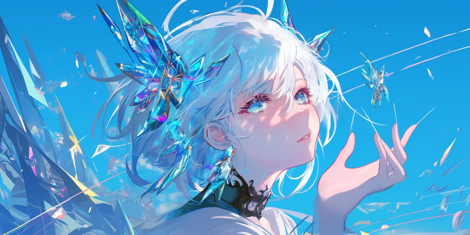 aesthetic anime wallpaper phone aqua, sesshomaru, 1920x1080, tomori, crystal