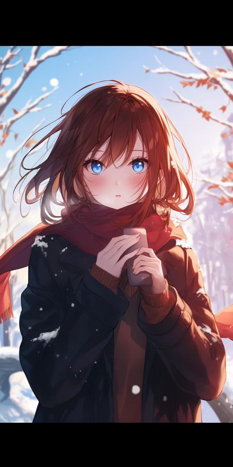 winter anime wallpaper winter, mirai, haru, rwby, nishimiya
