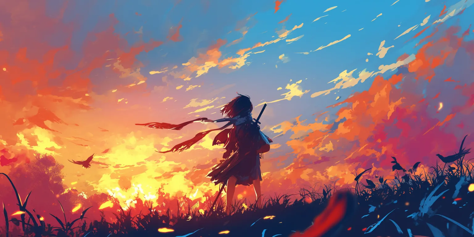 anime wallpaper for android sunset, 1920x1080, 2560x1440, ghibli, mirai
