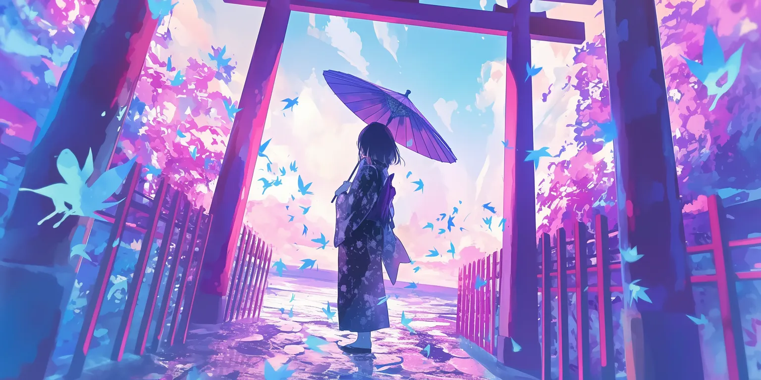 purple anime wallpaper noragami, kamisama, haru, bocchi, yato