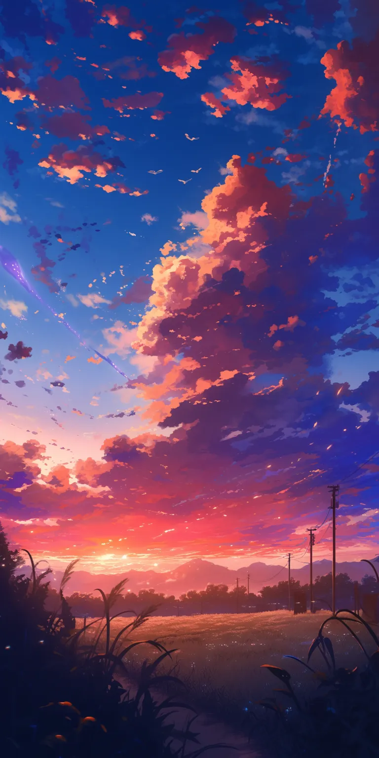 anime sunset wallpaper sky, sunset, 3440x1440, flcl, 2560x1440