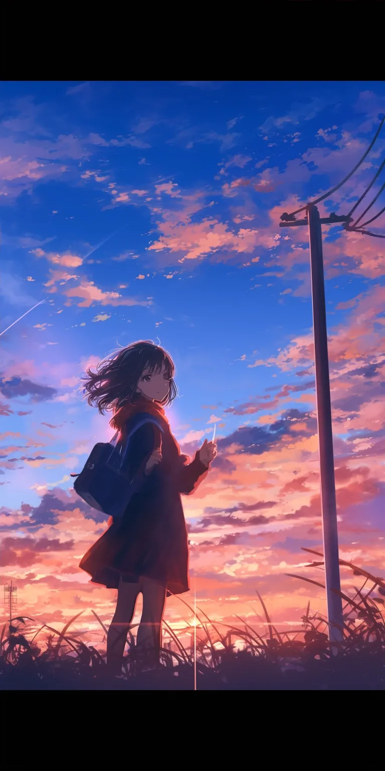 aesthetic anime wallpaper phone sky, flcl, natsume, haru, ciel