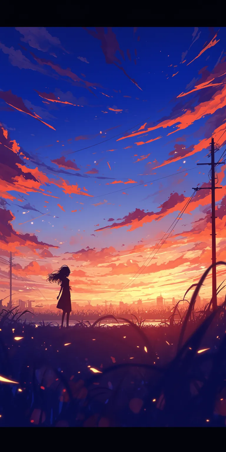 anime desktop wallpaper sunset, 1920x1080, 2560x1440, ciel, 3440x1440