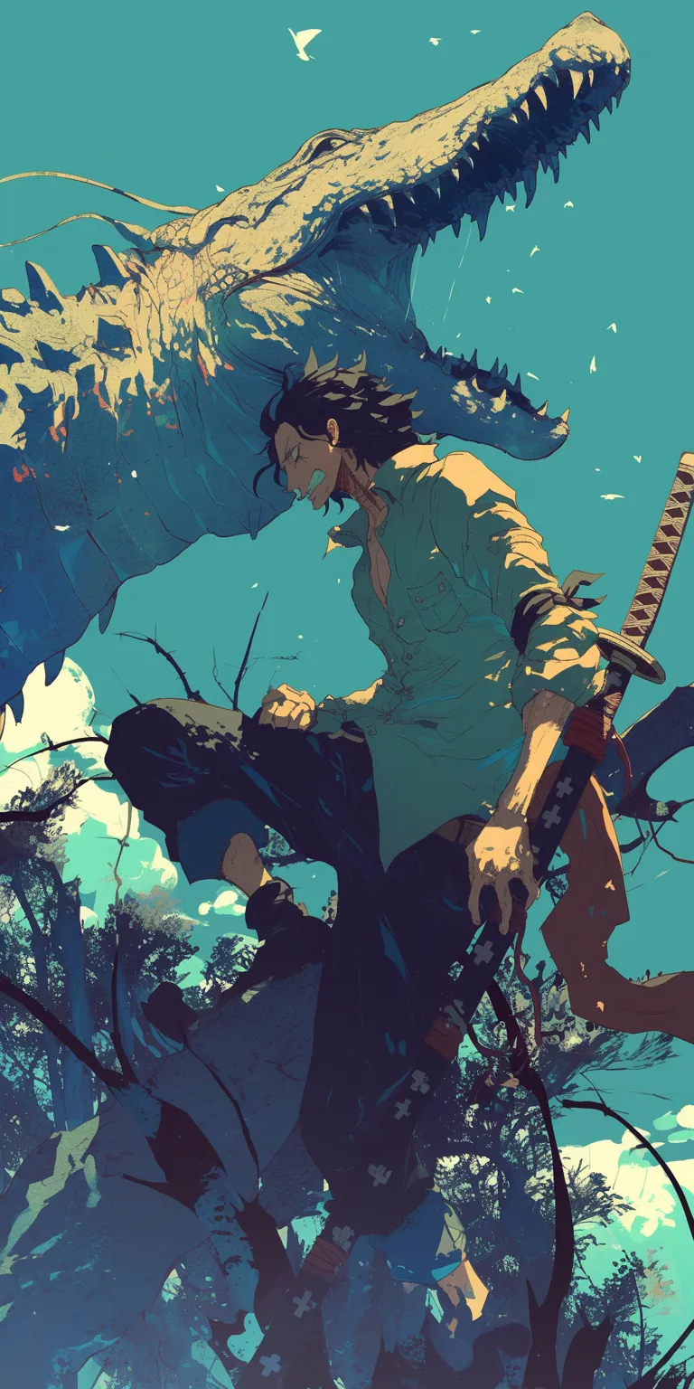 crocodile one piece wallpaper champloo, vagabond, samurai, luffy, zoro