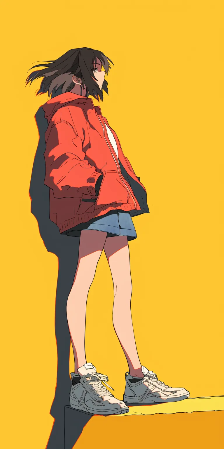 anime minimalist wallpaper flcl, mirai, denji, akira, umaru