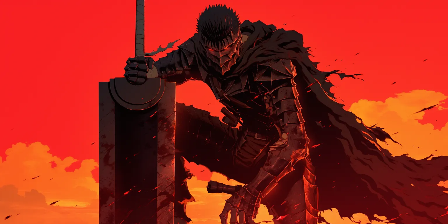 berserk manga wallpaper berserk, guts, samurai, demonslayer, kurosaki