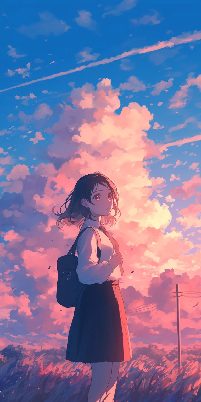 sad anime wallpaper sky, haru, ghibli, 2560x1440, 1920x1080