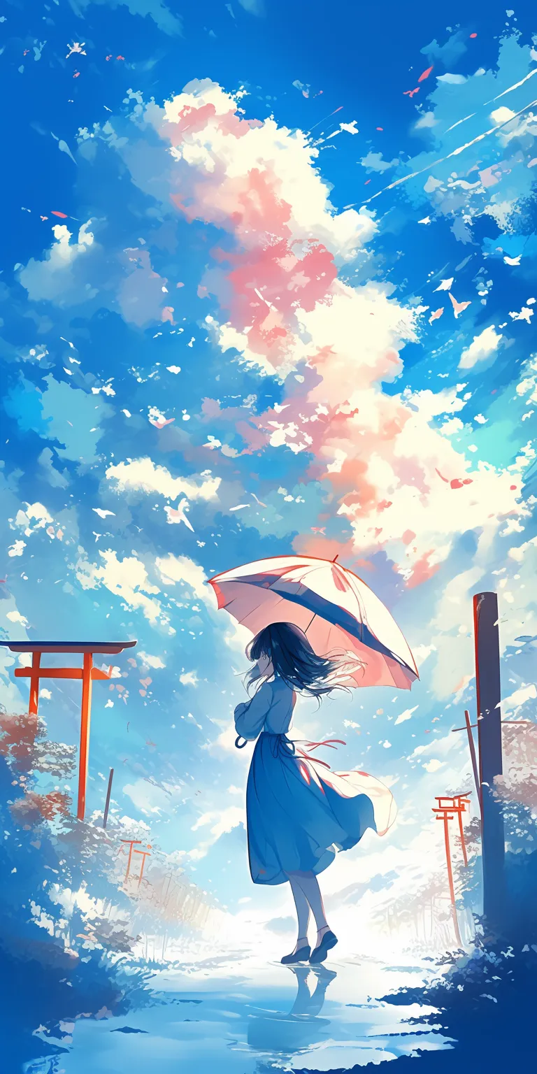 anime kawaii wallpaper sky, hyouka, lockscreen, ciel, haru