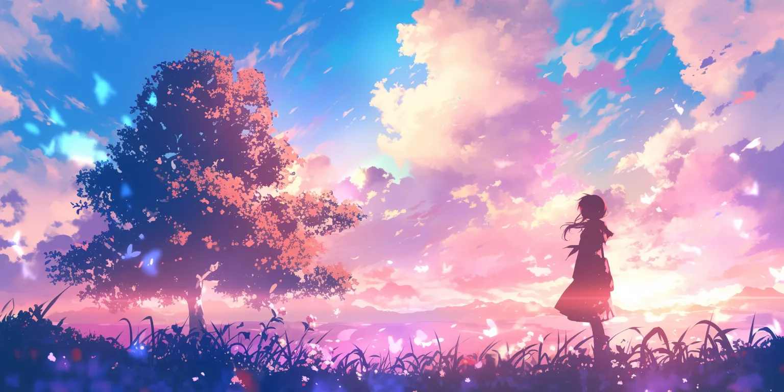 beautiful anime wallpaper 2560x1440, 1920x1080, wonderland, 3440x1440, sky