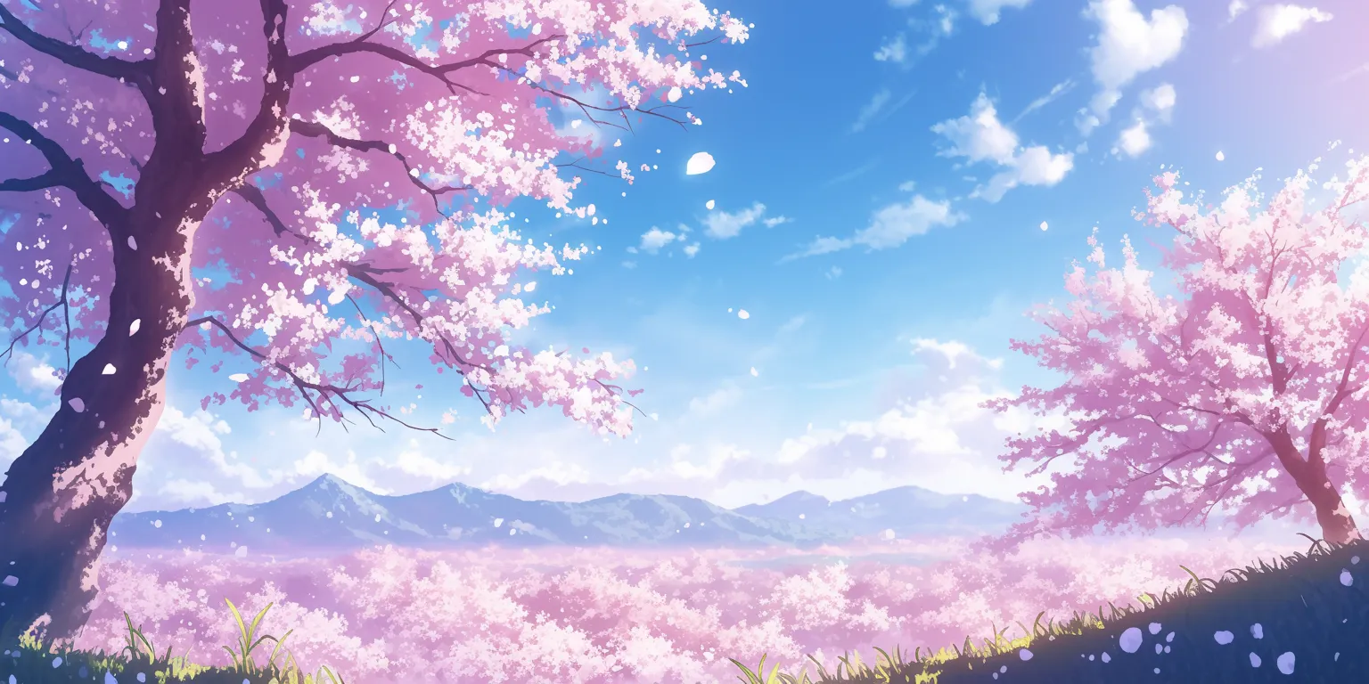cherry blossom anime wallpaper sakura, noragami, kamisama, background, scenery