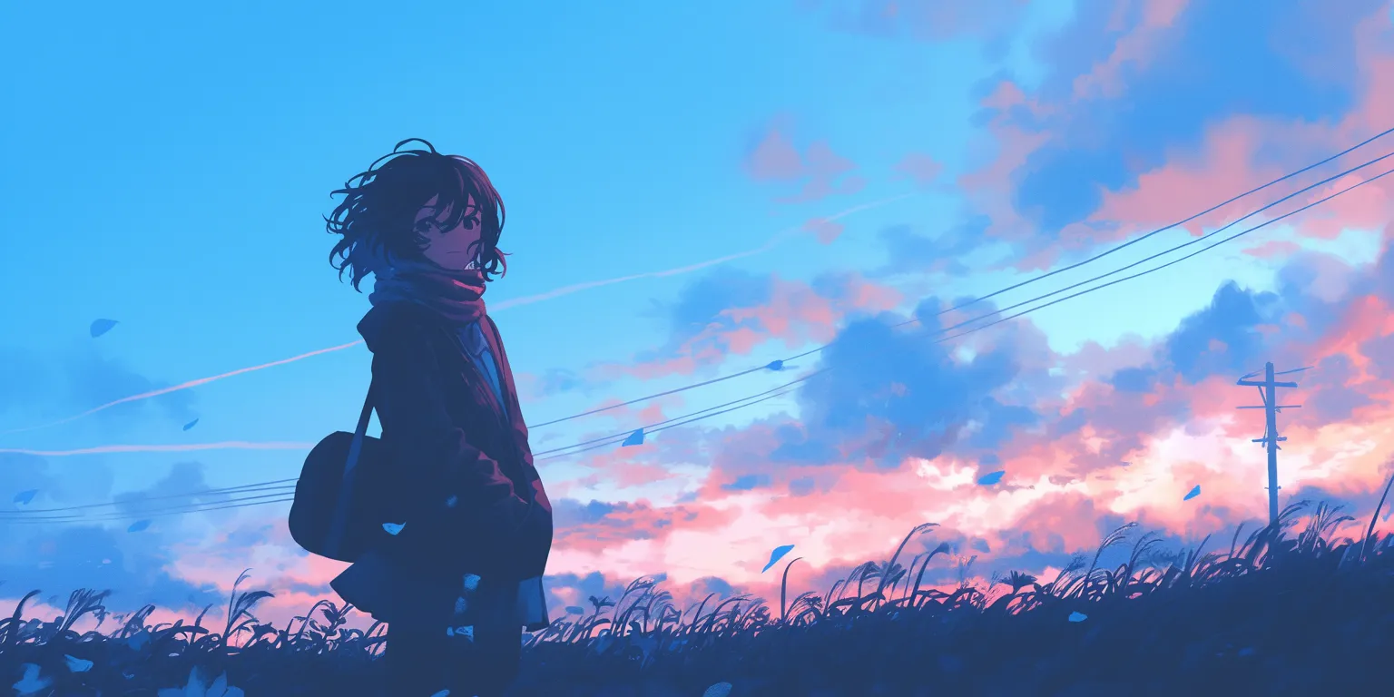 sad wallpaper anime flcl, noragami, ciel, ghibli, sunset