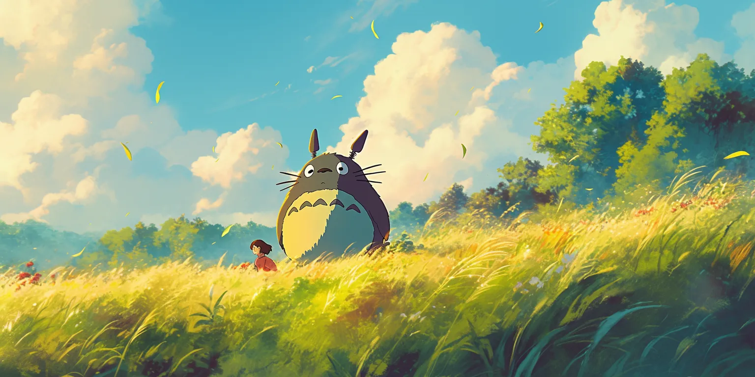 totoro desktop wallpaper ghibli, totoro, yuujinchou, bunny, mononoke